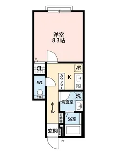 フェリシア東雪谷【1階】の間取り
