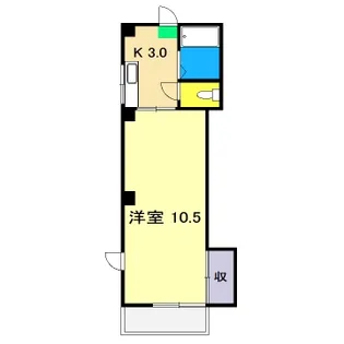 ハイツ15【4階】の間取り
