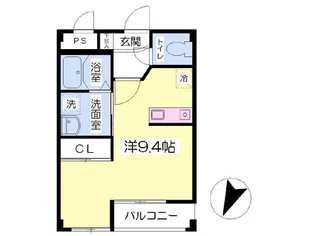 ニッカン105【3階】の間取り