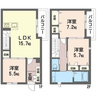 モノリス【1階】の間取り