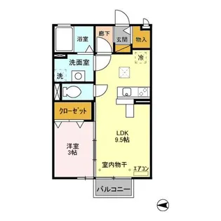 まるまハイツ【1階】の間取り