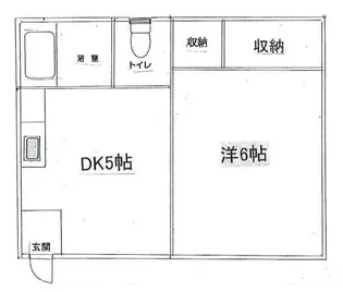 メゾン日野【1階】の間取り