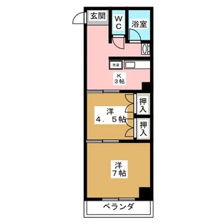 ノベリティー三松【2階】の間取り