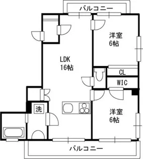 ティーエイチワン【3階】の間取り