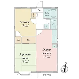 センター・ヴィレッジ【2階】の間取り