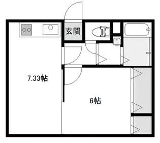 ニューエルム【3階】の間取り