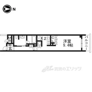 リーガル京都烏丸東【2階】の間取り