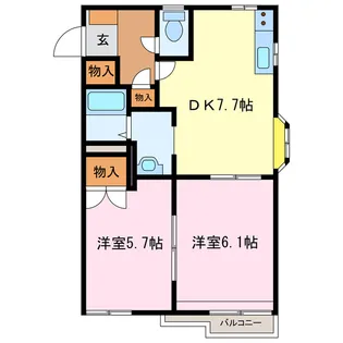 STクレドール21【2階】の間取り