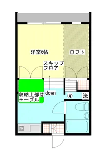 フェスタ神田【1階】の間取り