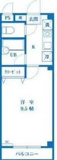 ファミーユよもぎA棟【1階】の間取り