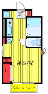レジデンス喜沢【2階】の間取り