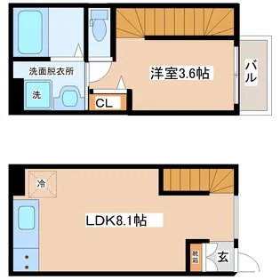 アルカンシエルKの間取り