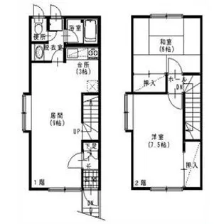 アメニティ桜I【2階】の間取り