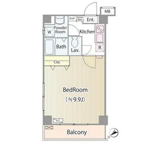 アーバン浅草橋【3階】の間取り