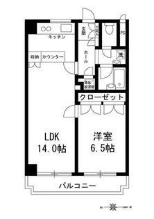 コンフォール目黒【2階】の間取り