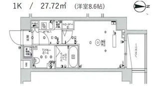 スカイコート中野沼袋【4階】の間取り