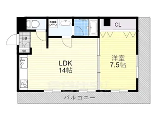 長尾第一ビル【4階】の間取り