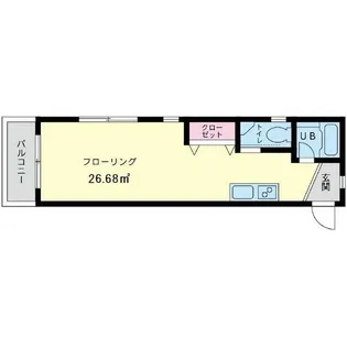 アックス蒔田【3階】の間取り