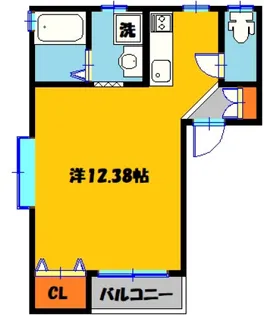 コーポハピネス【1階】の間取り
