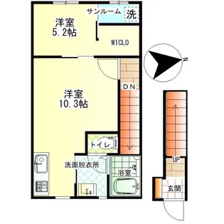 Salt【2階】の間取り