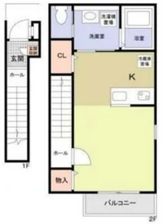 カナン【2階】の間取り