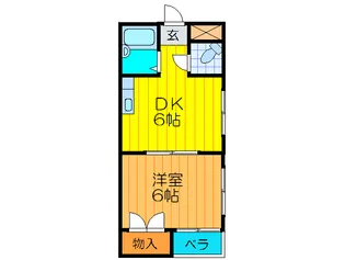 コスモBOX2【5階】の間取り