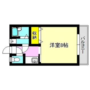 ケイエムハイツ【2階】の間取り