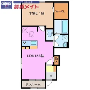 ラ・フェリーチェ B【1階】の間取り