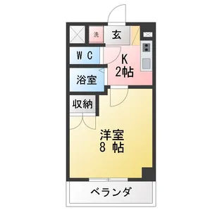 ヤマトマンション大須I【3階】の間取り