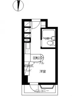 インペリアル南麻布サテライト【3階】の間取り