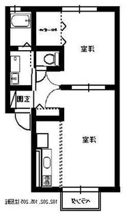 S-フラット【1階】の間取り