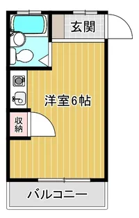 アニーハイム【1階】の間取り