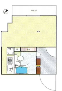 原田ビル【3階】の間取り