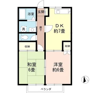 マインドハイムエチュードI【1階】の間取り