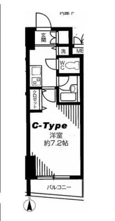 ユニオネスト御茶ノ水【6階】の間取り