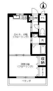 サンライズ【1階】の間取り