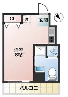 ロジュマン祐天寺【3階】の間取り