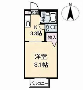 スカイメゾン 5番館【2階】の間取り