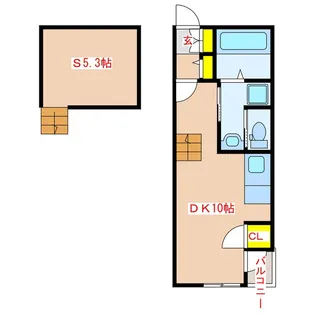 アスセーナ川内【1階】の間取り