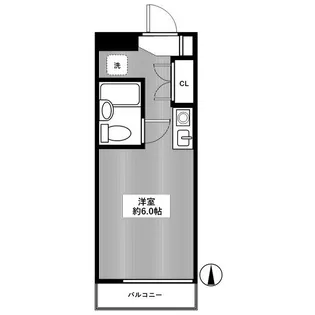 川邊ハイツ【2階】の間取り