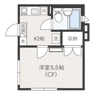 ファミーユ雪谷A【1階】の間取り