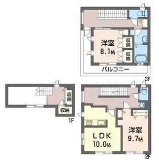 ラージフィールド(シャーメゾン)の間取り