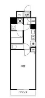スカール千葉みなと【3階】の間取り
