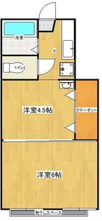 ハイツ辻岡【2階】の間取り