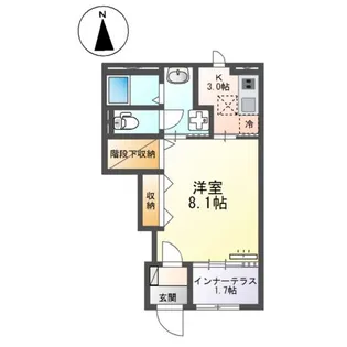 (仮称)スターテラスII南田町【1階】の間取り