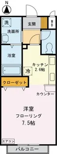 ピアハウス【2階】の間取り