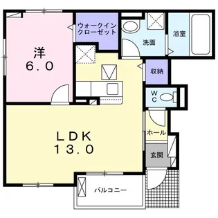 エトワール寺田II【1階】の間取り