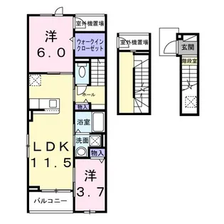 フォルシュ【3階】の間取り