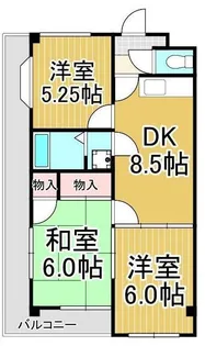 メゾンドアン【3階】の間取り