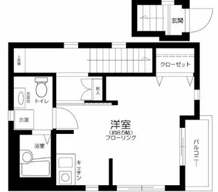 カーサ・ビアンカ【2階】の間取り